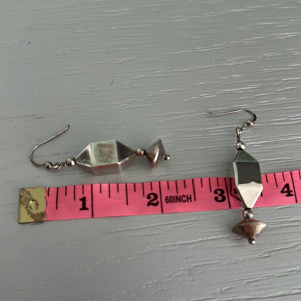 Contemporary Sterling Silver Drops - image 3